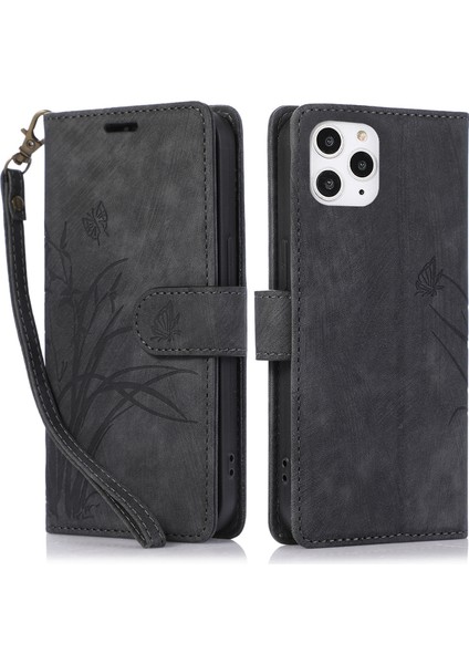 Zhstore-Iphone 11 Pro Max Için Orkide Deri Kılıf (Yurt Dışından)