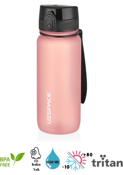 Soft Touch Tritan Su Matarası - 650ML