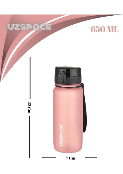 Soft Touch Tritan Su Matarası - 650ML fiyatları
