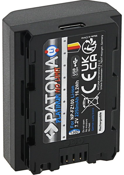 Platinum Batarya Sony NP-FZ100 Için fiyatları