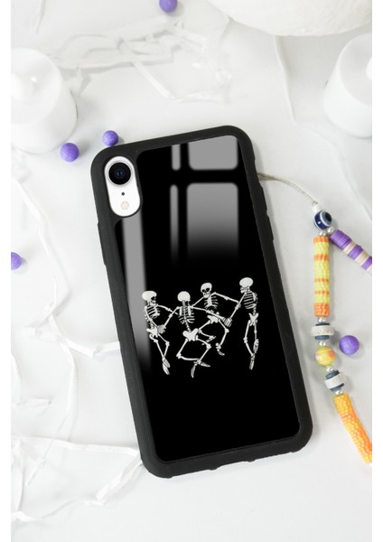 Apple iPhone Xr Dancer Skeleton Tasarımlı Glossy Telefon Kılıfı fiyatları