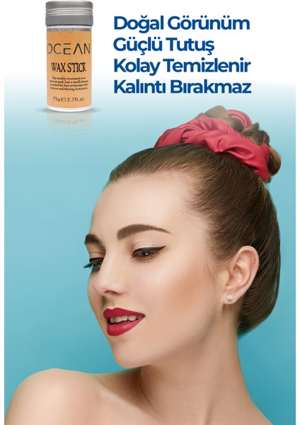 Hair Wax Stick Saç Şekillendirici, Sabitleyici, Saç Waxı