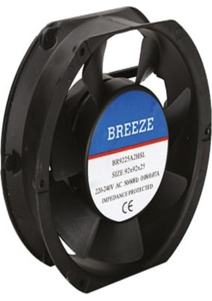 Dvr Pano, Rack Kabinet Fan Motoru 220-240V Bilezikli-Kablolu (W:172 x H:150 x D:50 Mm)