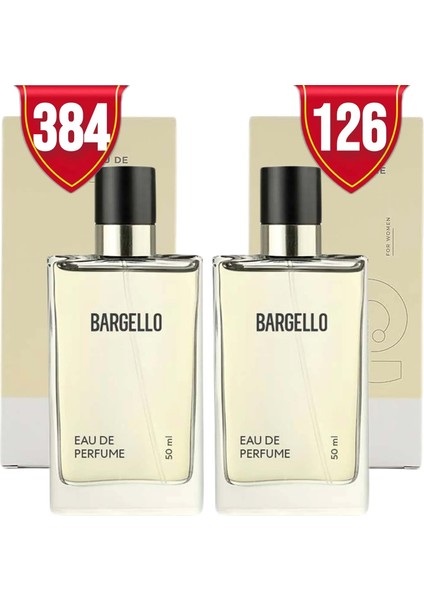 384 Kadın Parfüm Floral + 126 Kadın Parfüm Oriental 50 ml Edp