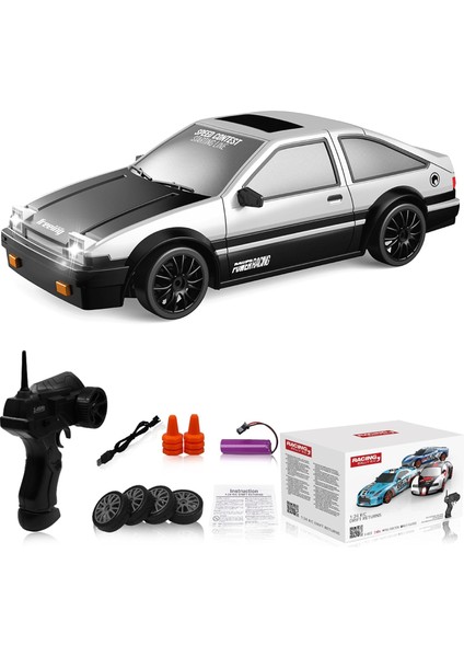 Uzaktan Kumandalı Araba Rc Drift Araba 2.4ghz 1:24 Ölçekli 4WD Yüksek Hızlı Rc Arabalar LED Işıklı Piller ve Sürüklenen Lastikler Yetişkinler Için Yarış Sporu Oyuncak Arabalar Erke (Yurt Dışından)