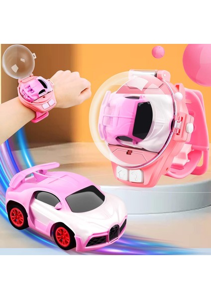 2023 Yeni Mini Uzaktan Kumandalı Araba Izle Oyuncaklar, 2.4 Ghz Karikatür Rc Saat Yarış Arabası, USB Şarjlı Uzaktan Kumanda Araba, Tiktok Izle Araba Erkek Kız Doğum Günü Hediyesi I (Yurt Dışından)