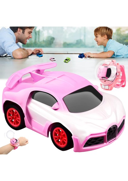 Uzaktan Kumandalı Araba Oyuncak Izle, Çocuklar Için Yükseltilmiş 2.4ghz Mini Bilek Uzaktan Kumandalı Araba, Tiktok Çizgi Film Rc Izle Yarış Arabası, Erkek Kız Doğum Günü Için USB (Yurt Dışından)