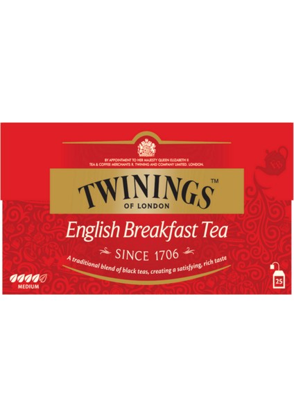 English Breakfast 25'lik Poşet Çay