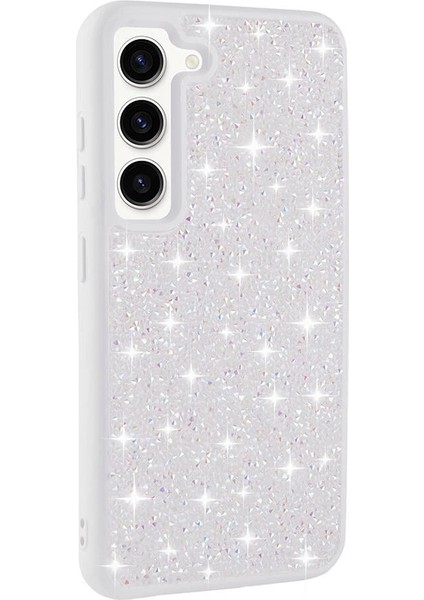 Galaxy S23 Kılıf Parlak Taşlı Tasarım Redclick Pırlanta Kapak