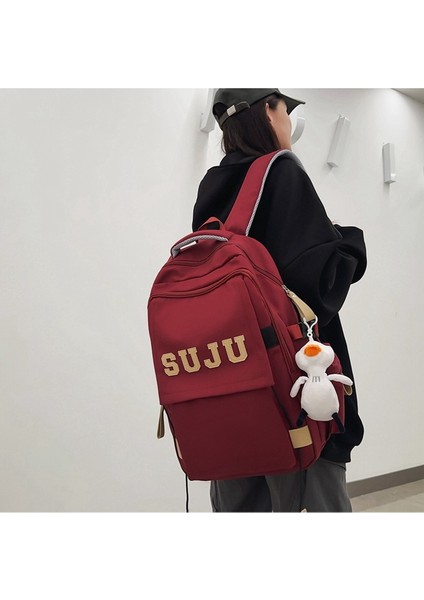 Okul Çantası Kadınların Ortaokul, Lise ve Ilkokul Öğrencileri Için Yeni Büyük Kapasiteli Sırt Çantası Crossbody Çantası Erkek Crossbody Çantası (Yurt Dışından) indirimleri