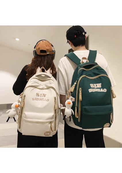 Üniversite Öğrencisi Okul Çantaları, Erkek ve Kız Büyük Kapasiteli Sırt Çantaları, Retro Ortaokul ve Lise Öğrencisi Seyahat Bilgisayarı Sırt Çantaları (Yurt Dışından) fiyatları