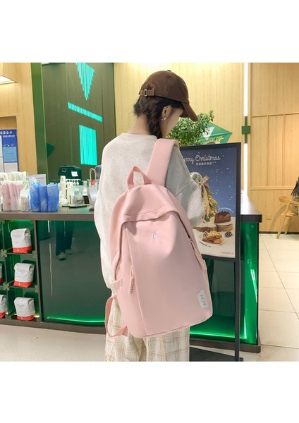 Kore Tarzı Lise Öğrencisi Okul Çantası Kadın Ins Serin Sırt Çantası Büyük Kapasiteli Hafif Üniversite Öğrencisi Çift Sırt Çantası (Yurt Dışından) fiyatları