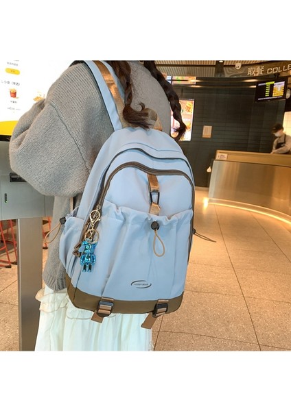 2024 Yeni Sırt Çantası Kız Büyük Kapasiteli Bilgisayar Sırt Çantası Sevimli Kız Lise Üniversite Öğrencisi Basit Okul Çantası (Yurt Dışından) modelleri