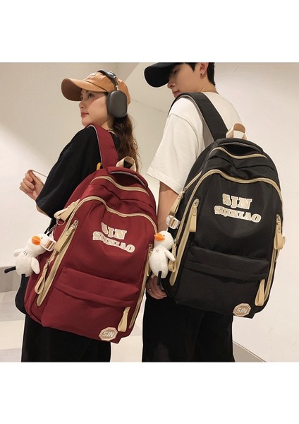 Üniversite Öğrencisi Okul Çantaları, Erkek ve Kız Büyük Kapasiteli Sırt Çantaları, Retro Ortaokul ve Lise Öğrencisi Seyahat Bilgisayarı Sırt Çantaları (Yurt Dışından) modelleri