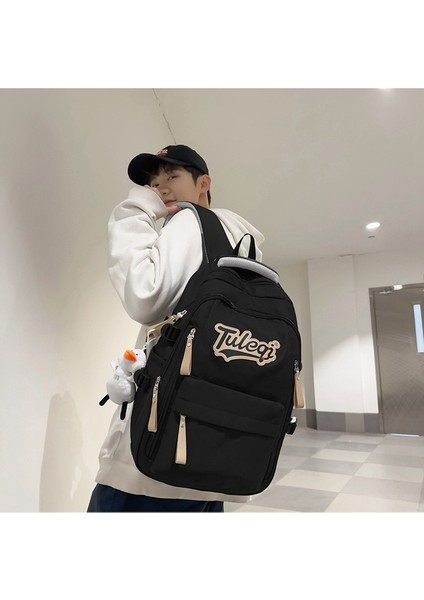 Okul Çantası Erkek Üniversite Öğrencisi Büyük Kapasiteli Ortaokul Öğrencisi Ilk ve Orta Okul Öğrencisi Sırt Çantası, Lise Öğrencisi Yükünü Azaltan Sırt Çantası (Yurt Dışından) modelleri