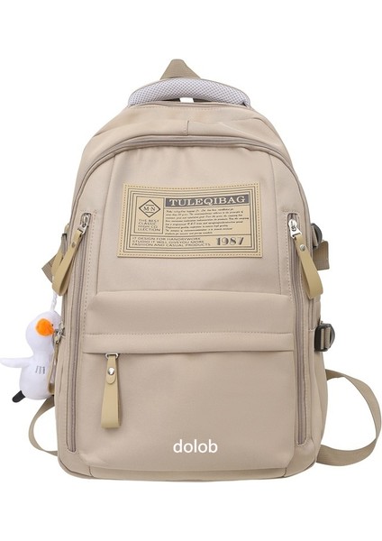 Sırt Çantası 2024 Moda Öğrenci Okul Çantası Japon Tarzı Basit Ortaokul Öğrenci Sırt Çantası Ins (Yurt Dışından)