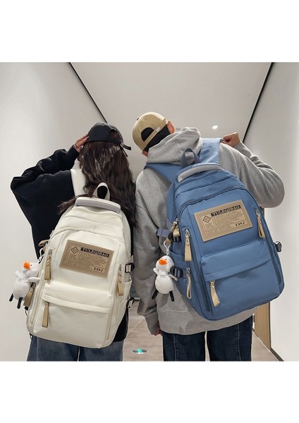 Sırt Çantası 2024 Moda Öğrenci Okul Çantası Japon Tarzı Basit Ortaokul Öğrenci Sırt Çantası Ins (Yurt Dışından) fırsatları