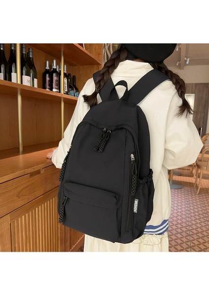 Schoolbag Kadın Üniversite Öğrencisi Lise Ortaokul Öğrencisi Seyahat Sırt Çantası Erkek Büyük Kapasiteli Sırt Çantası 2024 Yeni Stil (Yurt Dışından) modelleri