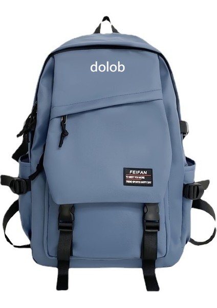 Sırt Çantası Erkek Basit Rahat Büyük Kapasiteli Küçük Seyahat Sırt Çantası Kadın Ortaokul Öğrencisi Lise Öğrencisi Okul Çantası Erkek (Yurt Dışından)