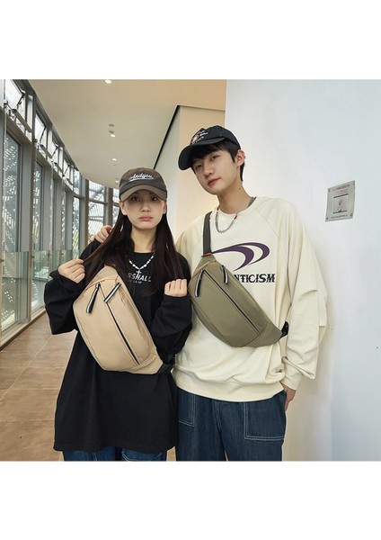 Göğüs Çantası Erkek Ins Trend Küçük Çanta Su Geçirmez Japon Crossbody Çanta Spor Omuz Çantası Erkek Bel Çantası Kadın Omuz Çantası (Yurt Dışından) fırsatları