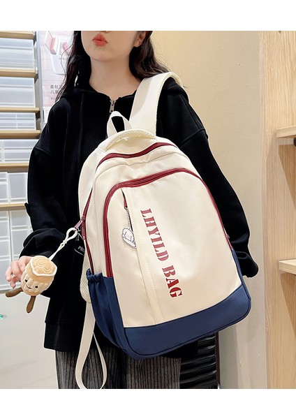 Büyük Kapasiteli Ortaokul Öğrencisi Okul Çantası 2024 Bahar Yeni Açık Büyük Kapasiteli Çanta Moda Trendi (Yurt Dışından) indirimleri