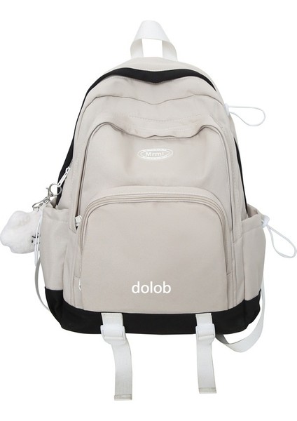 Büyük Kapasiteli Ortaokul Öğrencisi Öğrenci Çantası Kadın Ins Tarzı Japon Tarzı Sırt Çantası Modaya Uygun Basit Sırt Çantası Basit (Yurt Dışından)