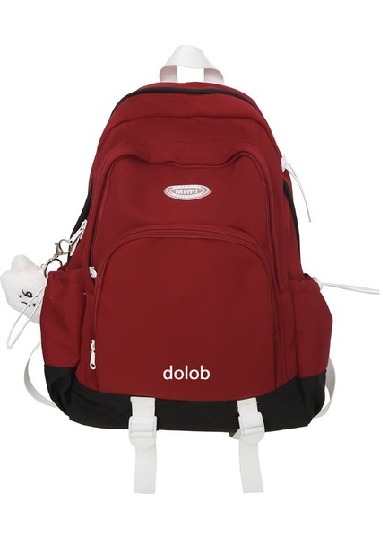 Büyük Kapasiteli Ortaokul Öğrencisi Öğrenci Çantası Kadın Ins Tarzı Japon Tarzı Sırt Çantası Modaya Uygun Basit Sırt Çantası Basit (Yurt Dışından)