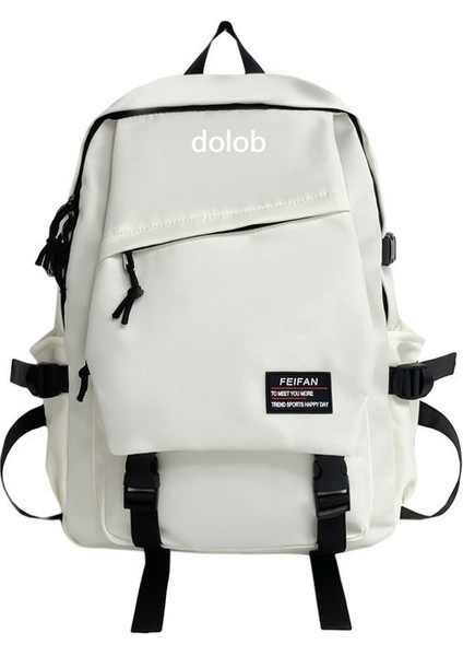 Sırt Çantası Erkek Basit Rahat Büyük Kapasiteli Küçük Seyahat Sırt Çantası Kadın Ortaokul Öğrencisi Lise Öğrencisi Okul Çantası Erkek (Yurt Dışından)