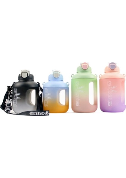 Açık Spor Su Bardağı Sevimli Büyük Göbek Kabı Taşınabilir 1.5l (Yurt Dışından) fiyatları