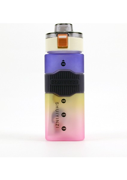 Dış Mekan Su Bardağı Gradyan Renkli Kare Gökkuşağı Bardağı 720ML (Yurt Dışından) fırsatları