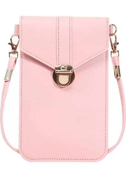 Yeni Bayanlar Kilitli Messenger Dokunmatik Ekranlı Telefon Cüzdanı (Yurt Dışından)