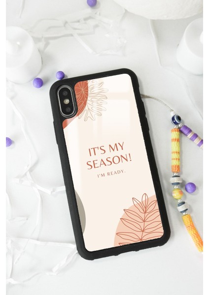 Apple iPhone x - Xs Uyumlu My Season Tasarımlı Glossy Telefon Kılıfı