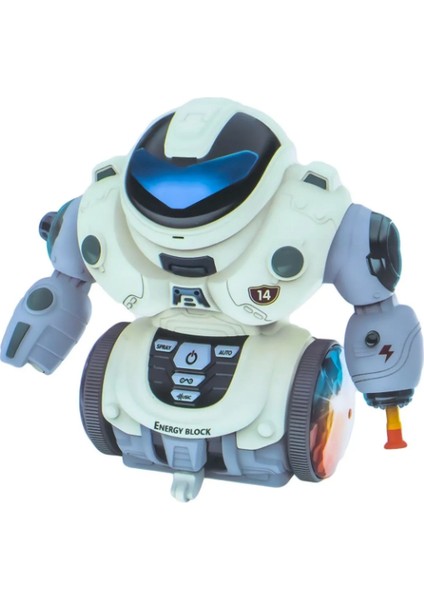 Ctoys 6678-14 Kutuda Dönen Sisli Robot Oyuncak