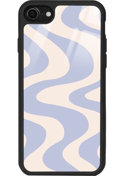 Apple iPhone 7 - 8 - Se Wave Efect Tasarımlı Glossy Telefon Kılıfı
