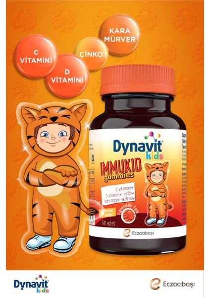 Kids Immukid 60 Gummies 3 Adet