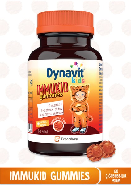 Kids Immukid 60 Gummies 3 Adet