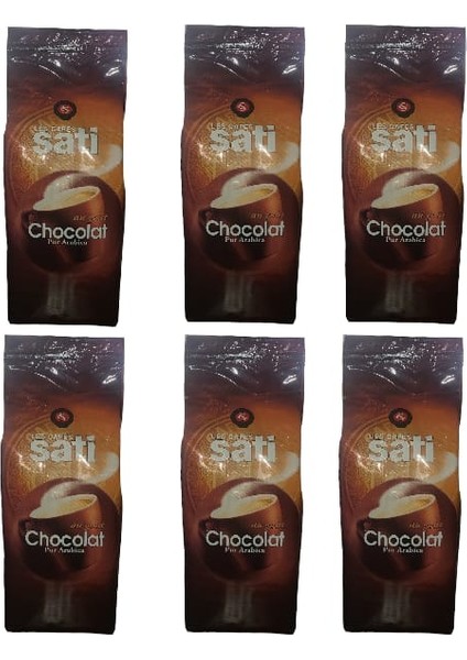 Öğütülmüş Çikolata Aromalı Filtre Kahve 250 gr X6 Adet