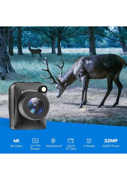 4K Fhd Hızlandırılmış Dış Mekan Kamerası - Su Geçirmez Seviye IP66 fiyatları