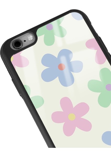 Apple iPhone 6 Plus - 6s Plus Nude Çiçek Tasarımlı Glossy Telefon Kılıfı modelleri