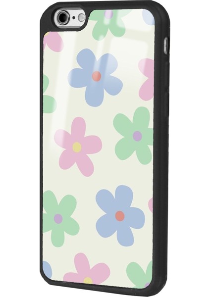 Apple iPhone 6 Plus - 6s Plus Nude Çiçek Tasarımlı Glossy Telefon Kılıfı fırsatları