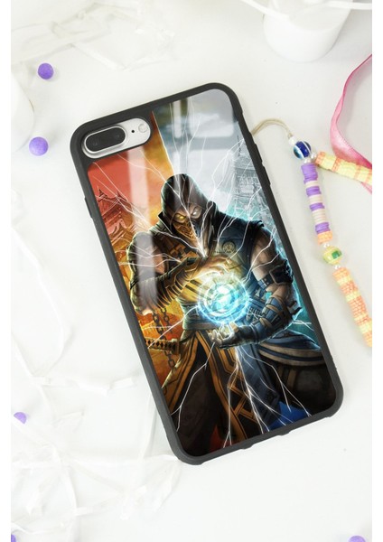 Apple iPhone 7 Plus - 8 Plus Mortal Combat Tasarımlı Glossy Telefon Kılıfı