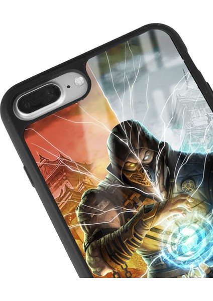 Apple iPhone 7 Plus - 8 Plus Mortal Combat Tasarımlı Glossy Telefon Kılıfı