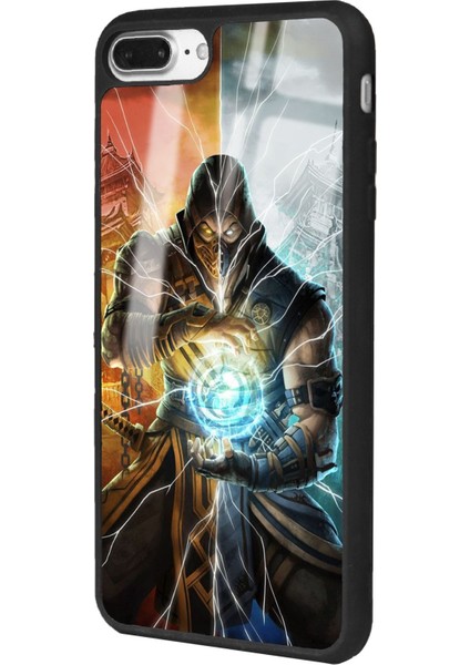 Apple iPhone 7 Plus - 8 Plus Mortal Combat Tasarımlı Glossy Telefon Kılıfı