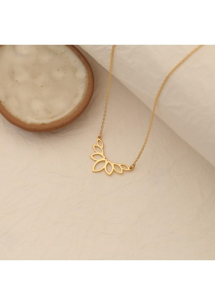 925 Ayar Gümüş Lotus Çiçeği Kolye fiyatları