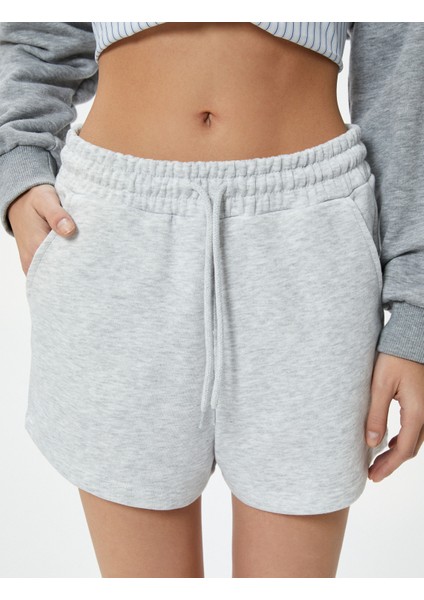 Kısa Şort Beli Bağlamalı Cepli Rahat Kalıp indirimleri