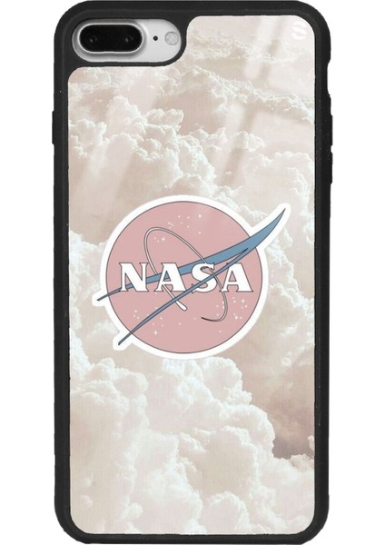 Apple iPhone 7 Plus - 8 Plus Cloud Nasa Tasarımlı Glossy Telefon Kılıfı
