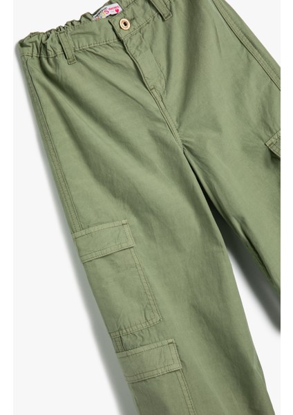 Jogger Kargo Pantolon Pamuklu Beli Bağlamalı Cepli modelleri