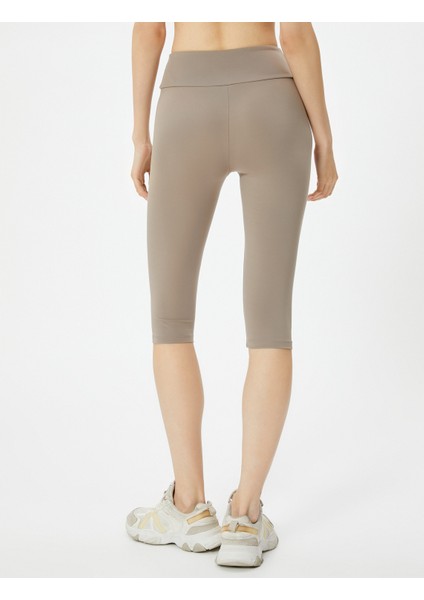 Spor Kapri Tayt Standart Bel Slim Fit fırsatları