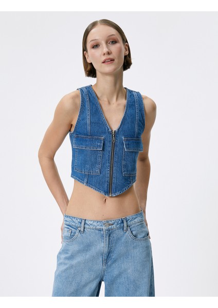 Kot Yelek Fermuarlı V Yaka Kapaklı Cep Detaylı modelleri