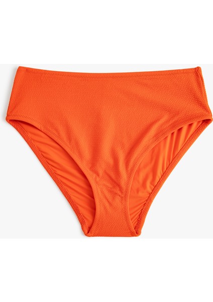 Yüksek Bel Bikini Altı Dokulu Basic